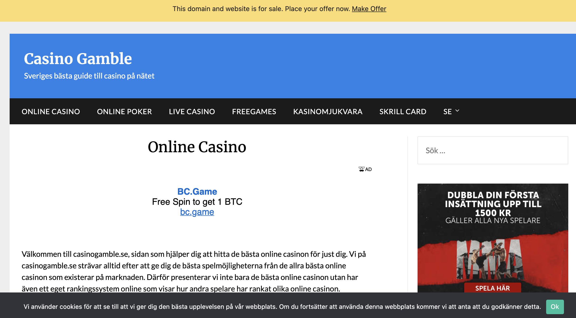 CasinoGamble.se